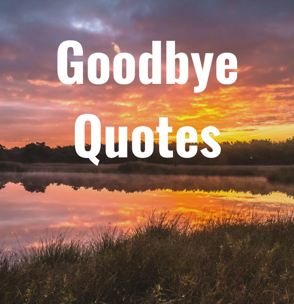 33 Goodbye Quotes